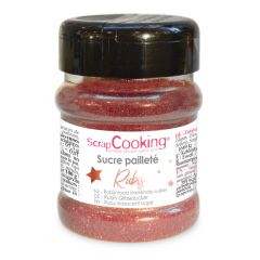 Sucre pailleté Rubis - 160g