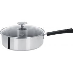 Sauteuse inox avec couvercle - Ø au choix