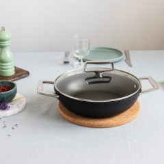 Sauteuse deux anses  Anti-Adhésive Castel Pro - Ø 24 cm