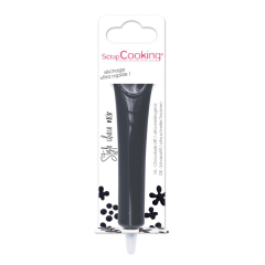 Stylo à décorer goût choco - Noir