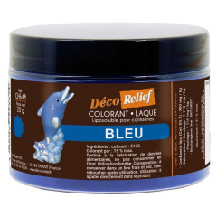 Colorant laque liposoluble 20g - Bleu