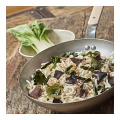Wok à queue manche en bois -  Ø au choix