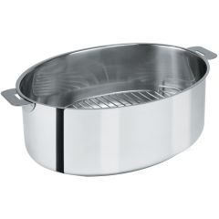Faitout Ovale Mutine  Amovible Inox - Ø 30 cm