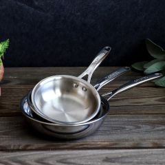 Poêle Sautoir Inox Castel Pro - Ø au choix